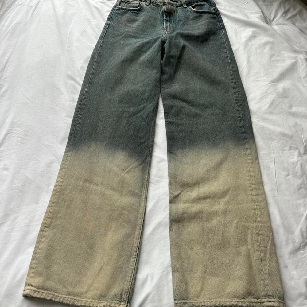 Zara wide leg jeans with
